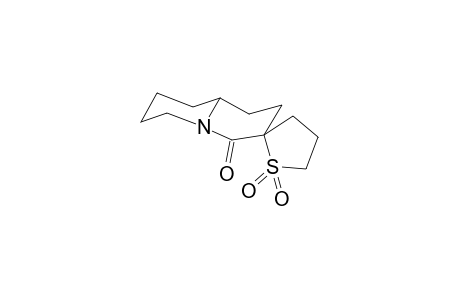 4-Oxooctahydroquinolizine[3-spiro-2']tetrahydrothiophene 1,1'-dioxide isomer