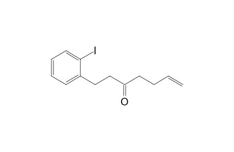 1-(2-iodanylphenyl)hept-6-en-3-one