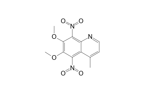 6,7-Dimethoxy-4-methyl-5,8-dinitroquinoline