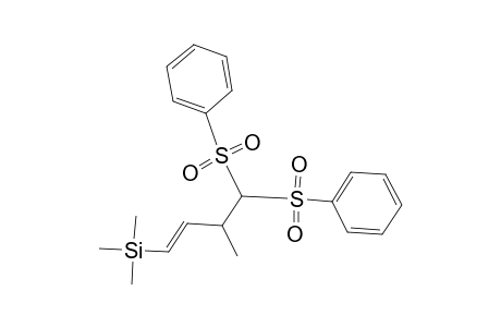4,4-bis(Phenylsulfonyl)-3-methyl-1-(trimethylsilyl)but-1-ene