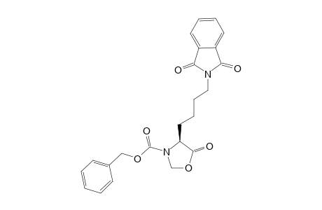 (S)-3-BENZYLOXYCARBONYL-4-(4-PHTHALIMIDOBUTYL)-OXAZOLIDIN-5-ONE