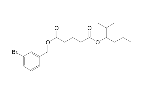 Glutaric acid, 3-bromobenzyl 2-methylhex-3-yl ester