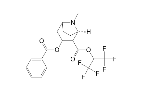 [1R-(exo,exo)]-3-(benzoyloxy)-8-methyl-8-azabicyclo[3.2.1]octane-2-carboxylic acid 1,1-di(trifluoromethyl)methyl ester