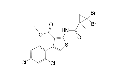 methyl 2-{[(2,2-dibromo-1-methylcyclopropyl)carbonyl]amino}-4-(2,4-dichlorophenyl)-3-thiophenecarboxylate