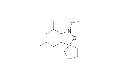 1-Isopropyl-5,7-dimethylhexahydro-1H-spiro[benzo[c]isoxazole-3,1'-cyclopentane]