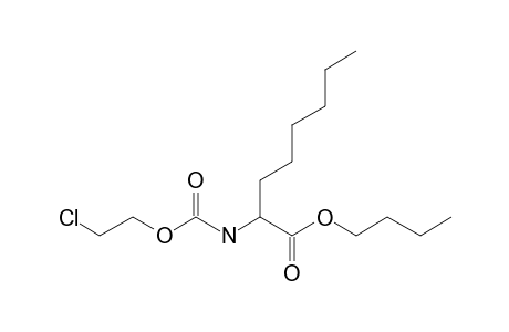 2-Aminocaprylic acid, N-(2-chloroethoxycarbonyl)-, butyl ester