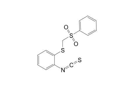 2-[(Phenylsulfonylmethylsulfanyl)phenyl]isothiocyanate