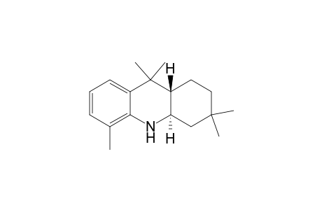 (4aR,9aS)-3,3,5,9,9-pentamethyl-1,2,4,4a,9a,10-hexahydroacridine