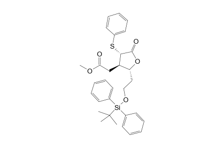 2-[(2R,3R,4S)-2-[2-[tert-butyl(diphenyl)silyl]oxyethyl]-5-keto-4-(phenylthio)tetrahydrofuran-3-yl]acetic acid methyl ester