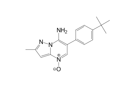 Pyrazolo[1,5-a]pyrimidin-7-amine, 6-[4-(1,1-dimethylethyl)-phenyl]-2-methyl-, 4-oxide