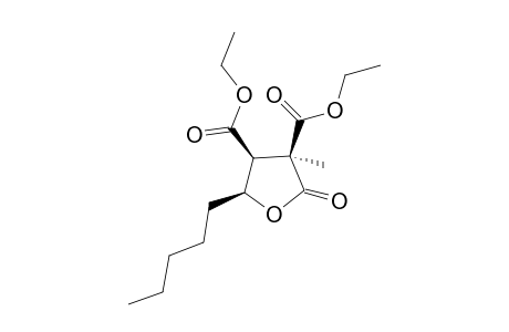 (3S,4S,5S)-Diethyl 3-methyl-2-oxo-5-pentyltetrahydrofuran-3,4-dicarboxylate