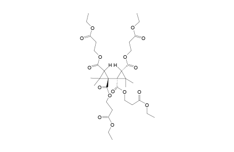 (1R,2R,1'R,2'R)-1,1'-Bis{2,2-dimethyl-1,3-bis[(S)-1-(ethoxycarbonyl)ethoxycarbonyl]cyclopropane}