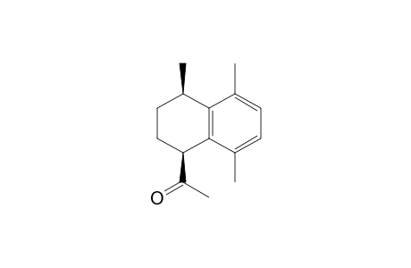 cis-1-(4,5,8-trimethyl-1,2,3,4-tetrahydronaphthalen-1-yl)ethanone