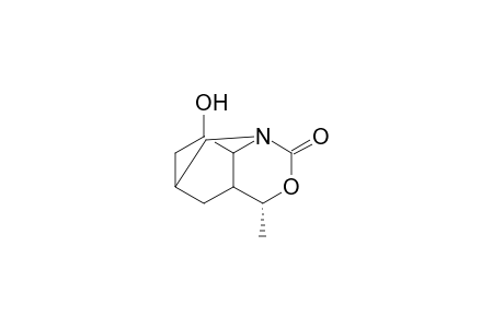 (4R)-9-Hydroxy-4-methyl-3-oxa-1-azatricyclo[5.3.1.0(5,10)]undecan-2-one