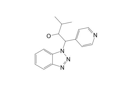4-[1-(BENZOTRIAZOL-1-YL)-2-HYDROXY-3-METHYLBUTYL]-PYRIDINE