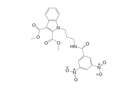 1H-Indole-2,3-dicarboxylic acid, 1-[3-[(3,5-dinitrobenzoyl)amino]propyl]-, dimethyl ester