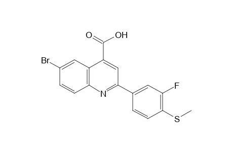 6-BROMO-2-[3-FLUORO-4-(METHYLTHIO)PHENYL]CINCHONINIC ACID