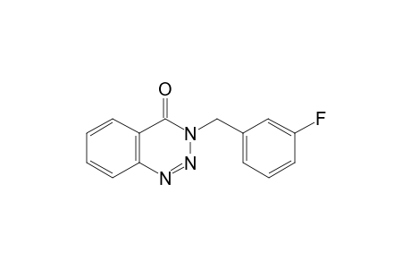 1,2,3-Benzotriazin-4(3H)-one, 3-[(3-fluorophenyl)methyl]-