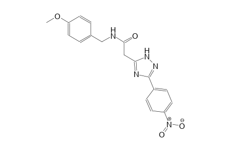 1H-1,2,4-triazole-5-acetamide, N-[(4-methoxyphenyl)methyl]-3-(4-nitrophenyl)-