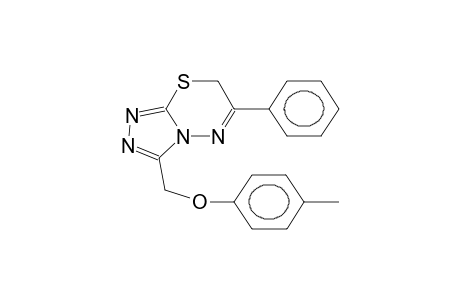 3-(4-methylphenoxymethyl)-6-phenyl-7H-[1,2,4]triazolo[3,4-d][1,3,4]thiadiazine