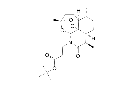11-N-[1-(2-TERT.-BUTOXYCARBONYL-ETHYL)]-AZA-ARTEMISININ