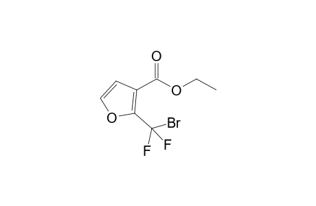 Ethyl 2-bromodifluoromethyl-3-furancarboxylate