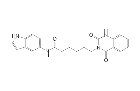 3-quinazolinehexanamide, 1,2,3,4-tetrahydro-N-(1H-indol-5-yl)-2,4-dioxo-