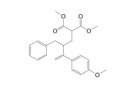 Methyl 2-(2'-benzyl-3'-(4"-methoxyphenyl)but-3'-enyl)malonate