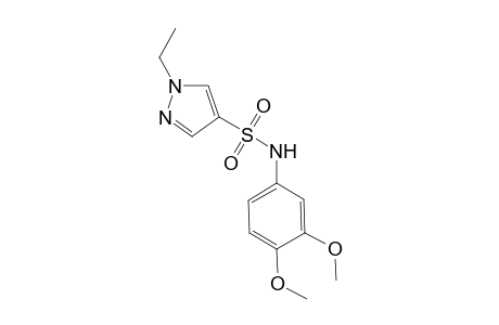 1H-Pyrazole-4-sulfonamide, N-(3,4-dimethoxyphenyl)-1-ethyl-