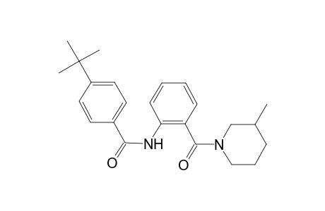 4-tert-Butyl-N-[2-(3-methylpiperidin-1-yl)carbonylphenyl]benzamide