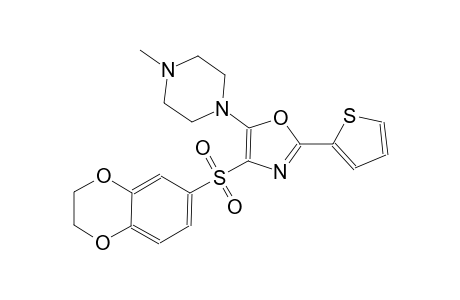 piperazine, 1-[4-[(2,3-dihydro-1,4-benzodioxin-6-yl)sulfonyl]-2-(2-thienyl)-5-oxazolyl]-4-methyl-