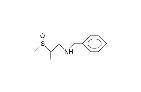 N-Benzyl-1-methyl-2-methylsulfinyl-1-ethenyl-1-amine