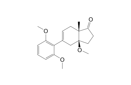 1H-Inden-1-one, 5-(2,6-dimethoxyphenyl)-2,3,3a,4,7,7a-hexahydro-3a-methoxy-7a-methyl-