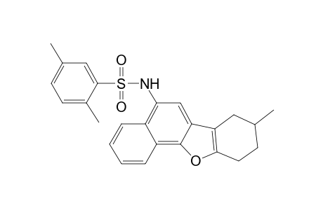 2,5-Dimethyl-N-(8-methyl-7,8,9,10-tetrahydronaphtho[1,2-b]benzofuran-5-yl)benzenesulfonamide