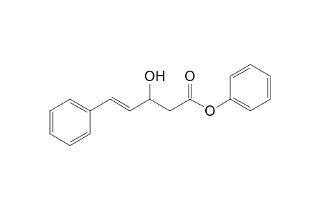 Phenyl (E)-3-hydroxy-5-phenylpent-4-enoate