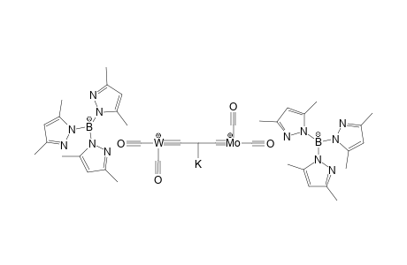 [K]-[HYDRIDOTRIS-(3,5-DIMETHYLPYRAZOLYL)-BORATE]-(CO)(2)-W=C-CH-C=MO-(CO)(2)-[HYDRIDOTRIS-(3,5-DIMETHYLPYRAZOLYL)-BORATE]