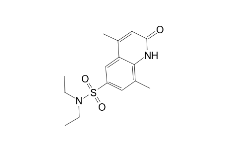N,N-diethyl-4,8-dimethyl-2-oxo-1,2-dihydroquinoline-6-sulfonamide