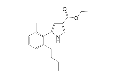 Ethyl 5-(2-butyl-6-methylphenyl)-1H-pyrrole-3-carboxylate