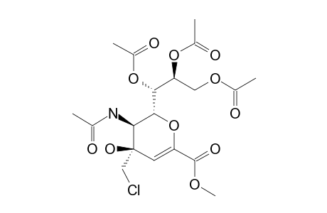 METHYL-5-ACETAMIDO-7,8,9-TRI-O-ACETYL-2,6-ANHYDRO-4-C-CHLOROMETHYL-3,5-DIDEOXY-D-GLYCERO-D-TALO-NON-2-ENONATE