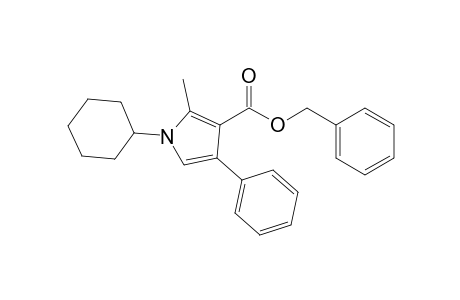 Benzyl 1-cyclohexyl-2-methyl-4-phenyl-1H-pyrrole-3-carboxylate