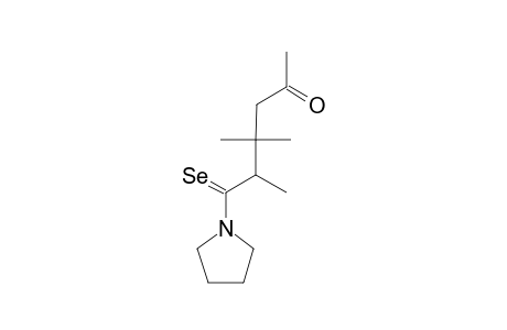 1-(5-OXO-1-SELENOXO-2,3,3-TRIMETHYLHEXYL)-PYRROLIDINE