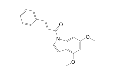 1-(4',6'-dimethoxyindol-1'-yl)-3-phenylprop-2-en-1-one