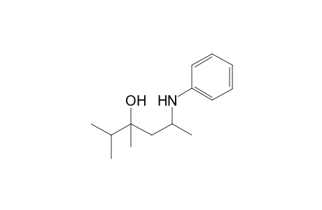 5-Anilino-2,3-dimethylhexan-3-ol