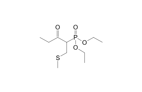 2-Diethoxyphosphoryl-1-(methylthio)-3-pentanone