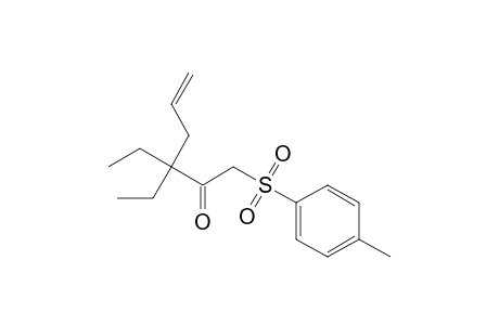 3,3-Diethyl-1-((4-methylphenyl)sulfonyl)-5-hexen-2-one