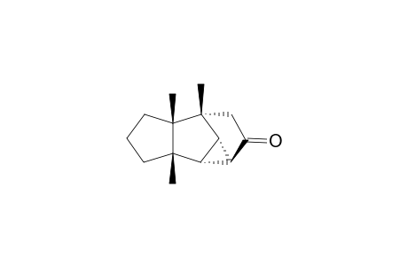 (1RS,2SR,6SR,7RS,8SR,11SR)-1,2,6-Trimethyltetracyclo[5.3.1.0(2,6).0(8,11)]undecan-9-one-