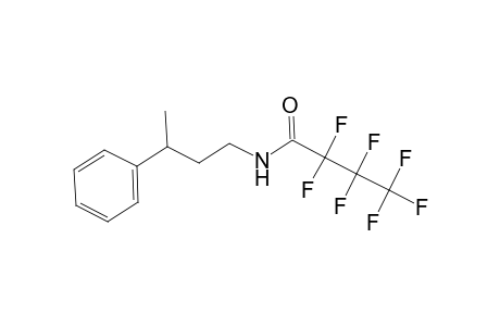 2,2,3,3,4,4,4-Heptafluoro-N-(3-phenylbutyl)butanamide
