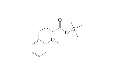 (2-Methoxyphenyl)butyric acid, tms