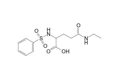 N-ethyl-N2-(phenylsulfonyl)-L-glutamine
