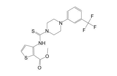 2-thiophenecarboxylic acid, 3-[[[4-[3-(trifluoromethyl)phenyl]-1-piperazinyl]carbonothioyl]amino]-, methyl ester